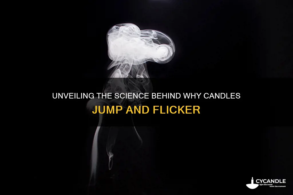 what makes a candle jump