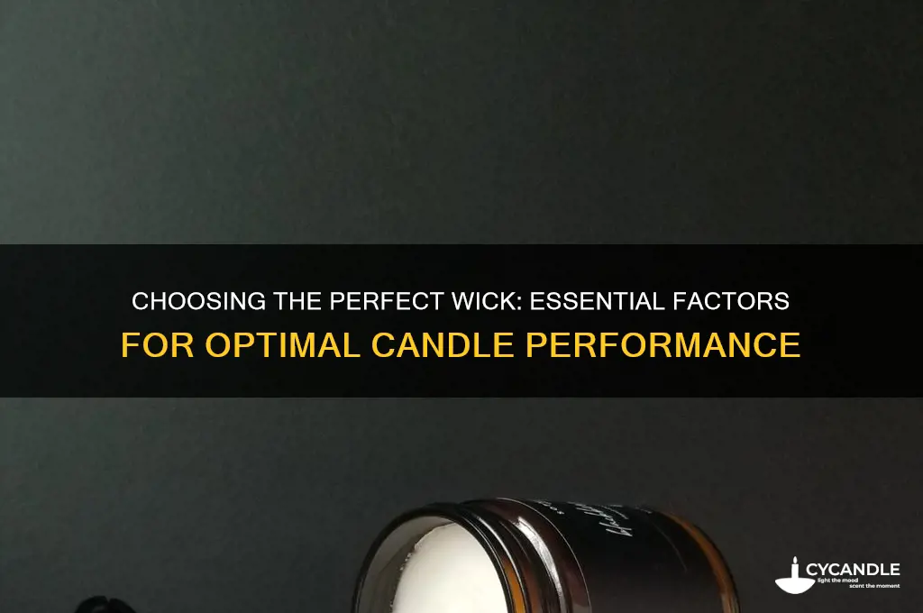 what makes a good candle wick