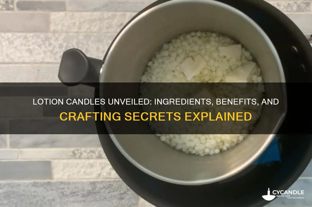what makes a lotion candle