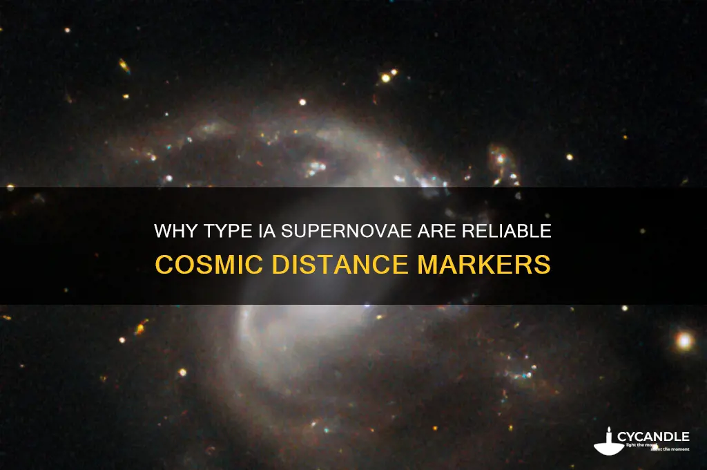 what makes a type ia supernova a good standard candle