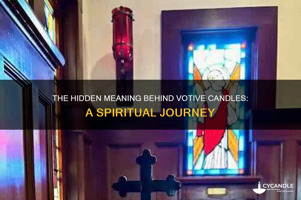 what makes a votive candle mean