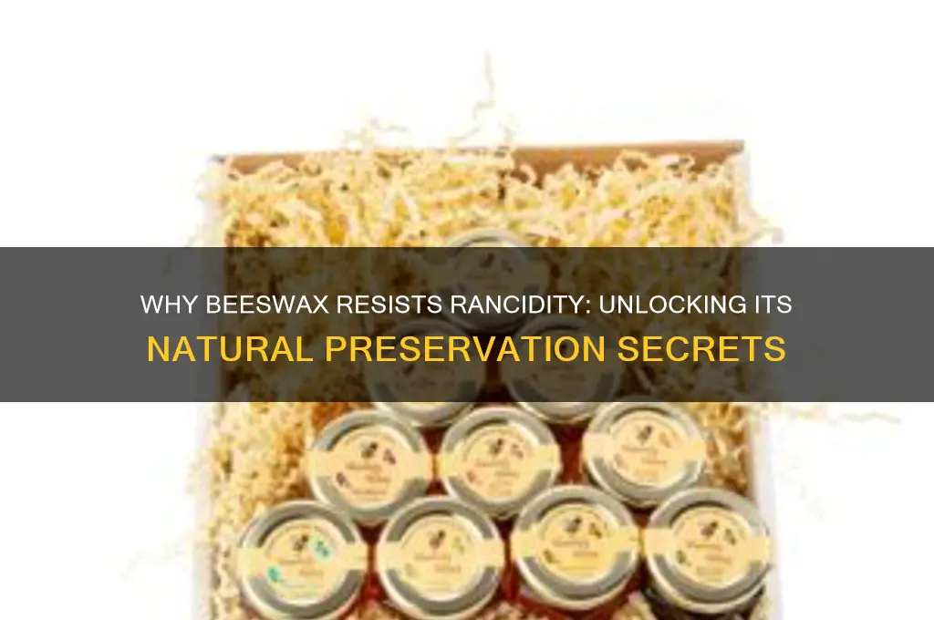 what makes beeswax not go rancid