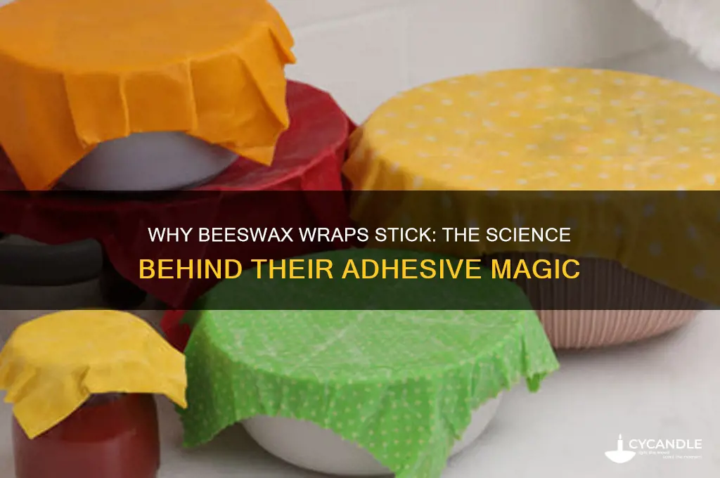 what makes beeswax wraps sticky