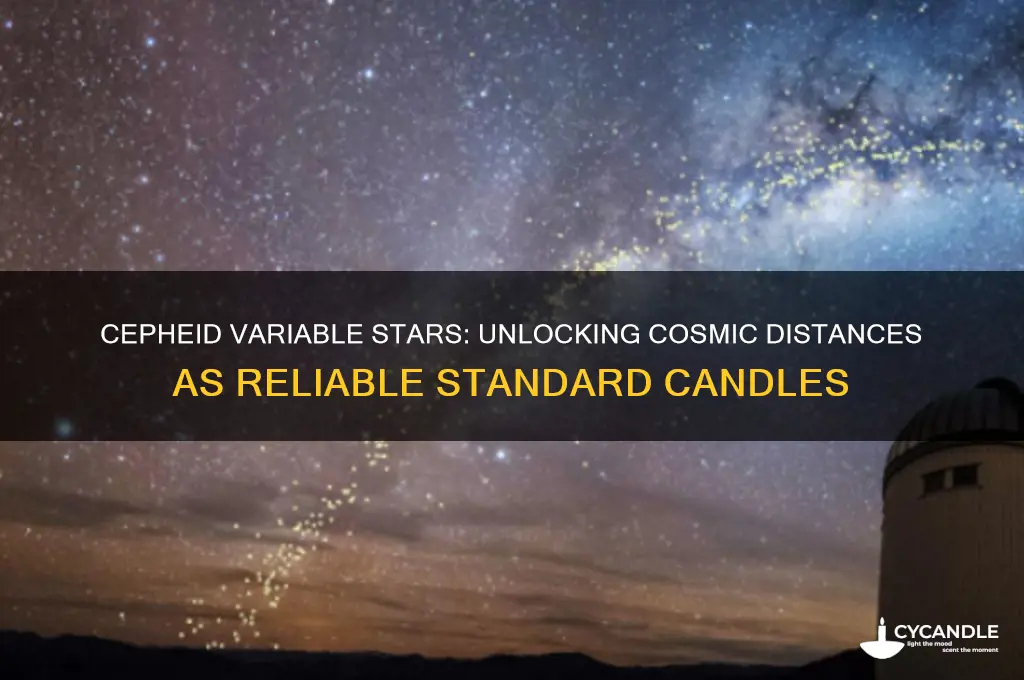 what makes cepheid variable stars useful as standard candles