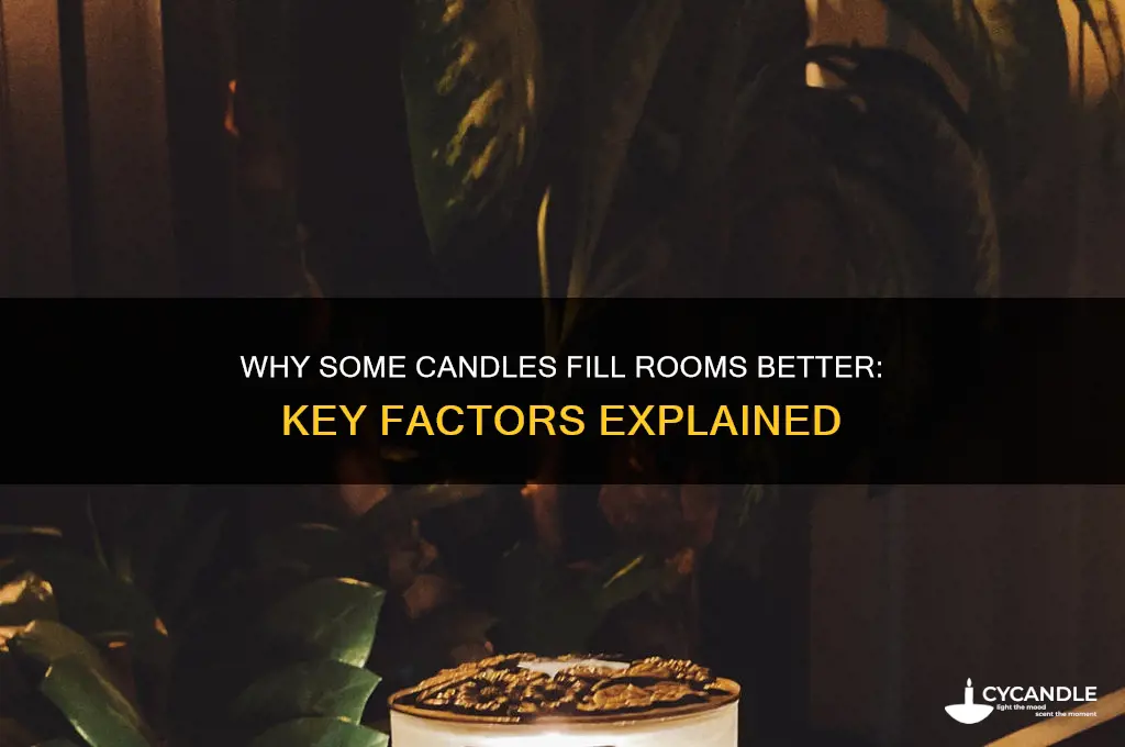 what makes some candles permiate the room better than others