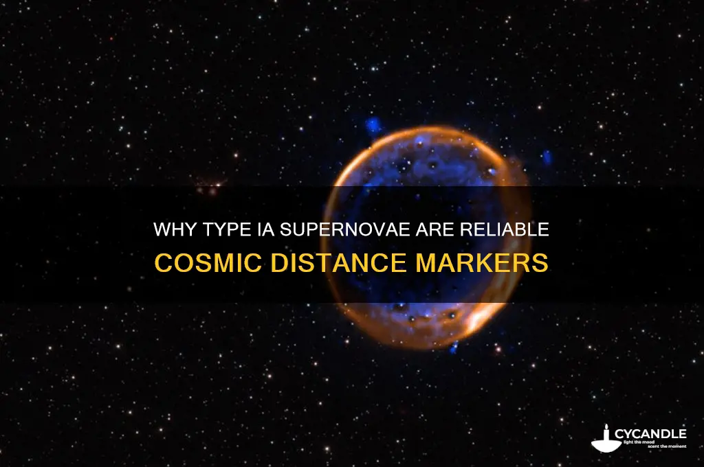 what makes supernova type i explosions good standard candles