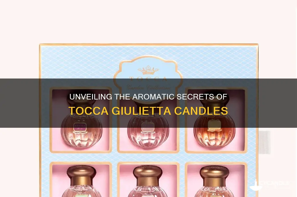 what makes up the scent of tocca giulietta candles