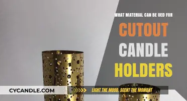 Creative Cutout Candle Holders: Best Materials for DIY Designs