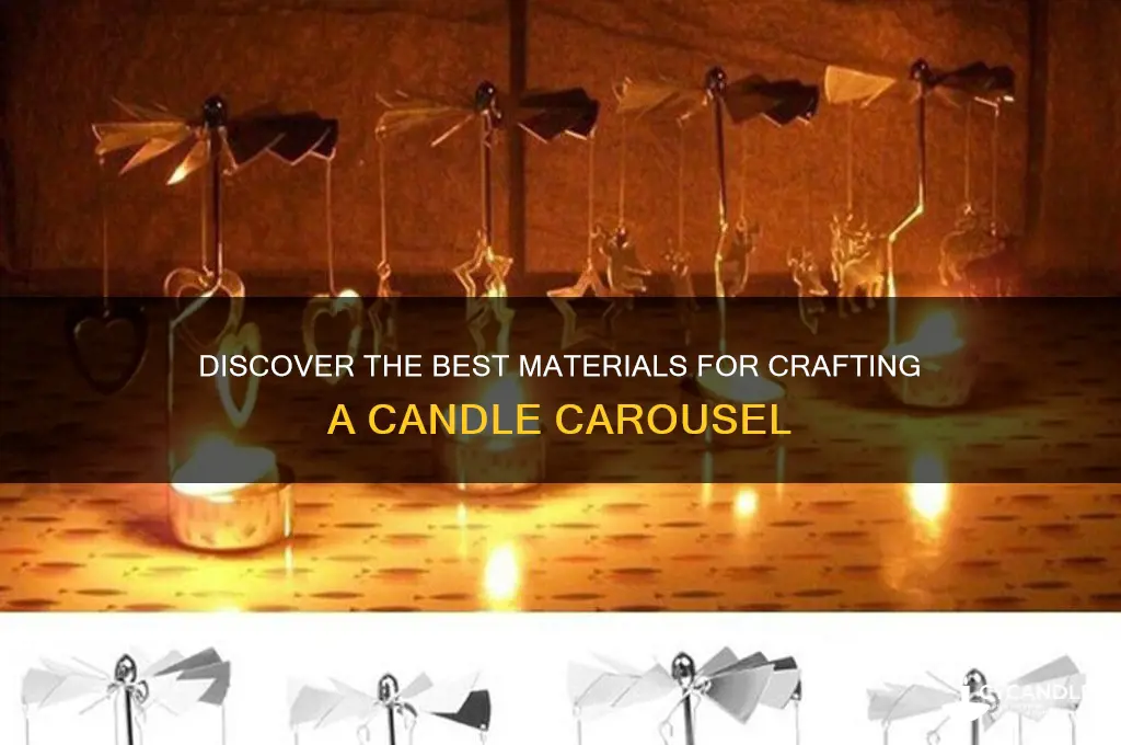 what materials are for candle carousel