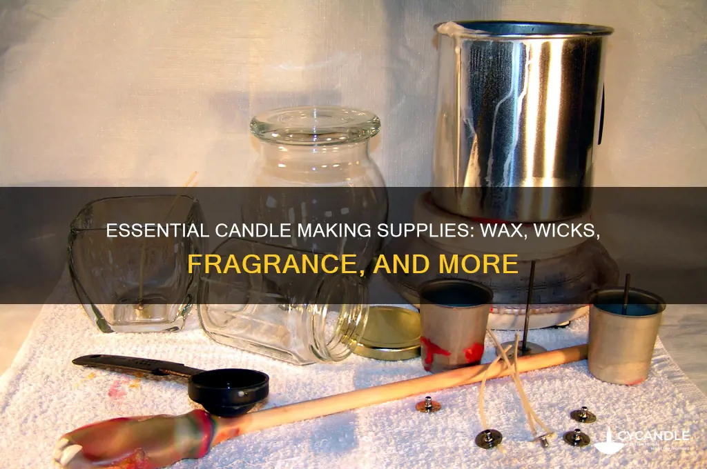 what materials are needed to make candles