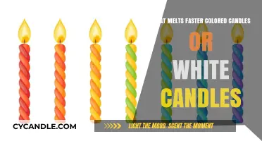Colored vs. White Candles: Which Melts Faster? A Scientific Look