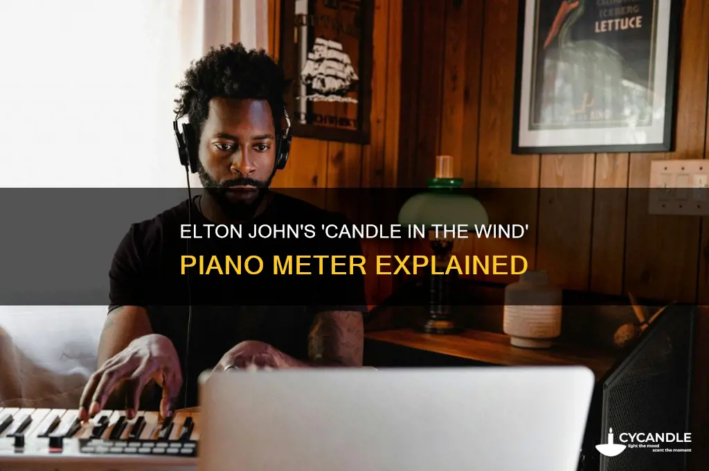 what meter is elton john candle in the wind piano