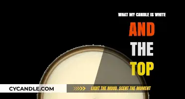 Why My White Candle's Top Looks Different: Causes and Fixes
