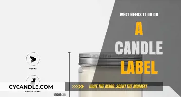 Essential Elements for a Compliant and Informative Candle Label