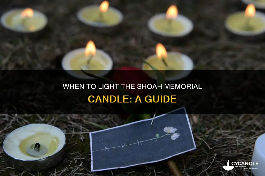 what night do we light the shoah memorial candle