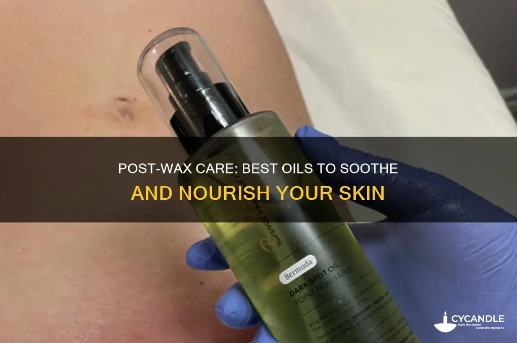 what oil can i use after brazilian wax