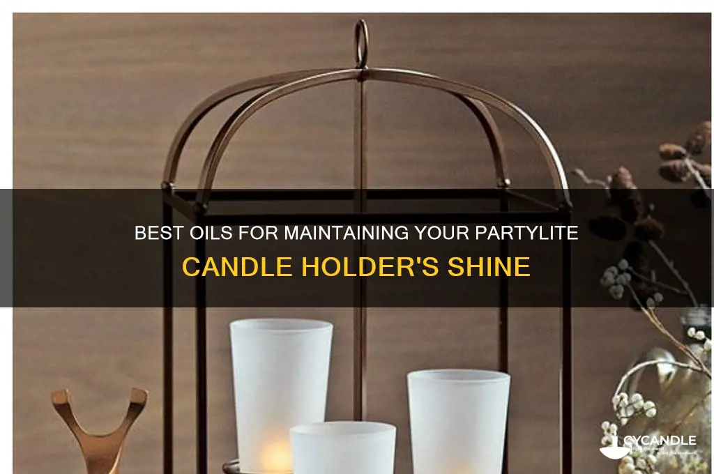 what oil do you partylite candle holder