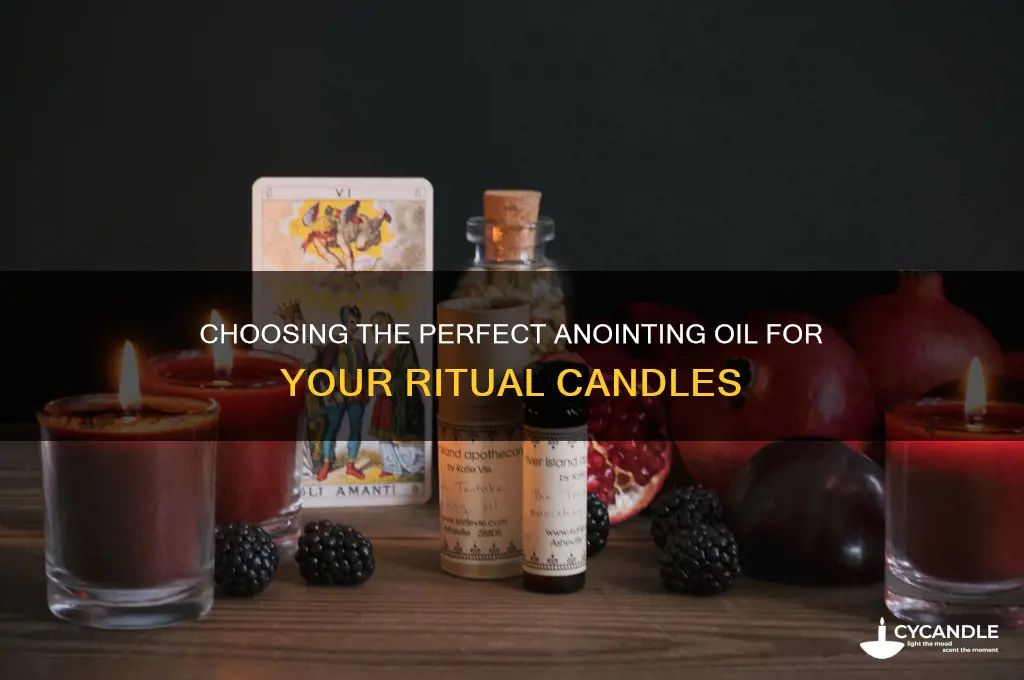 what oil is best for anointing candles