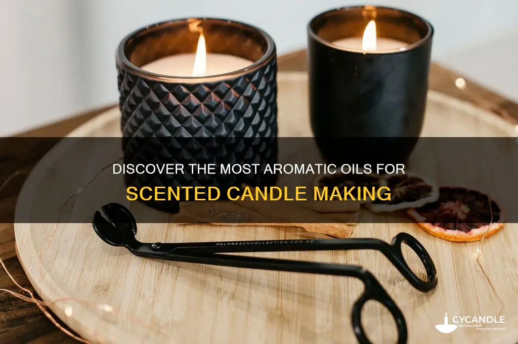 what oils are the most fragrant for making candles
