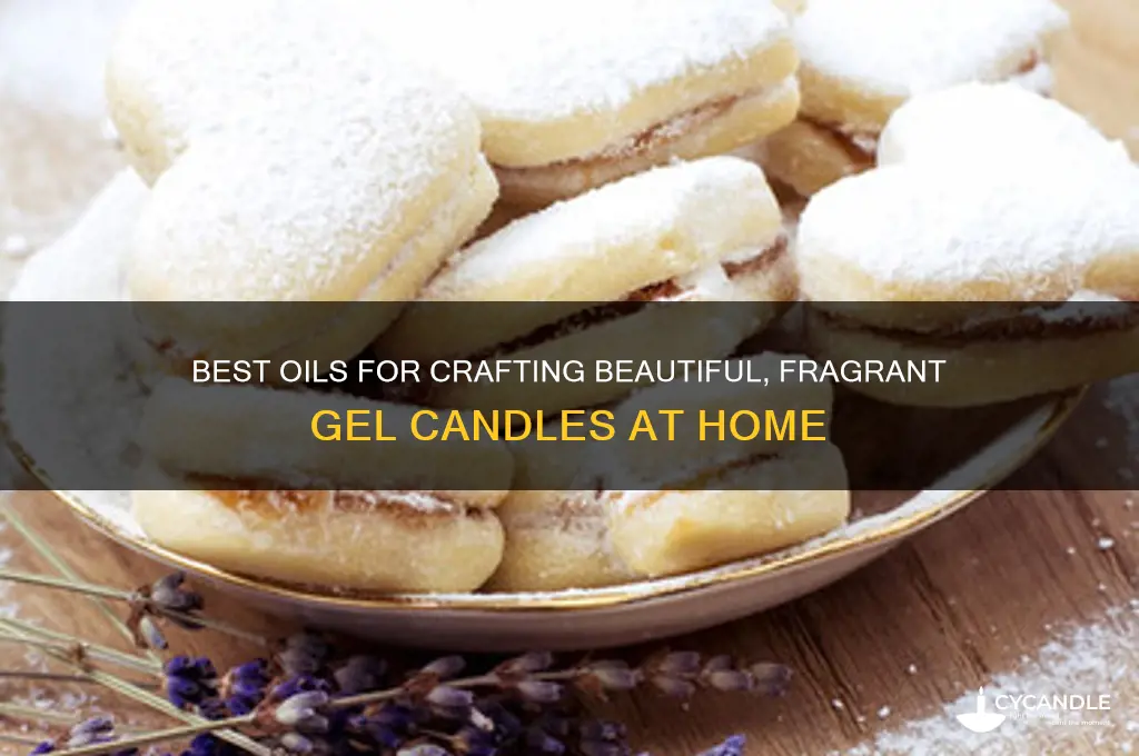 what oils can be used to make gel candles