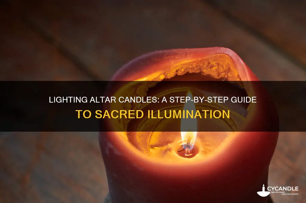 what order to light altar candles