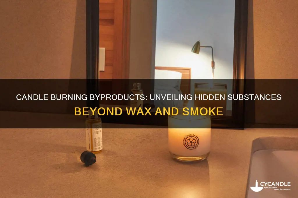 what other possible substances are produced when the candle burns