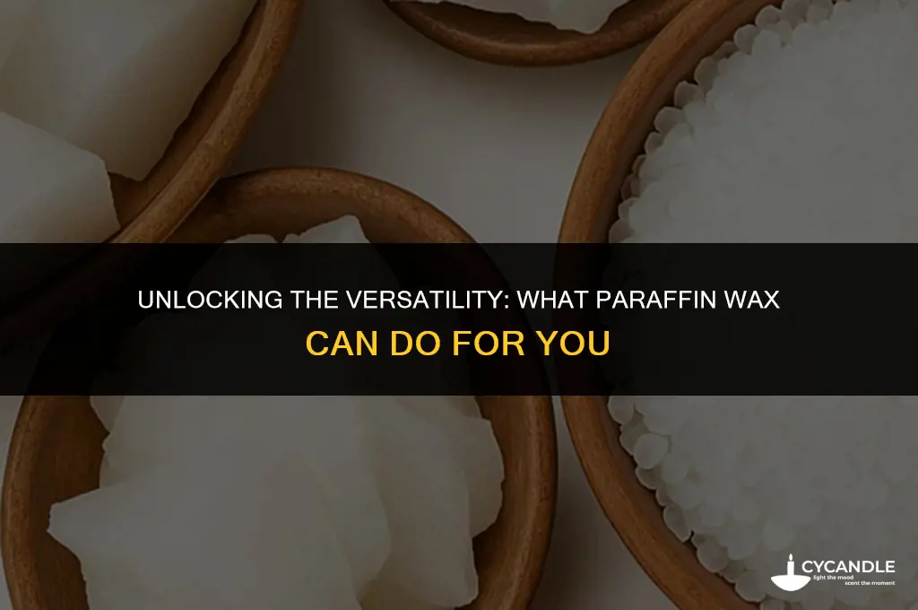 what paraffin wax do