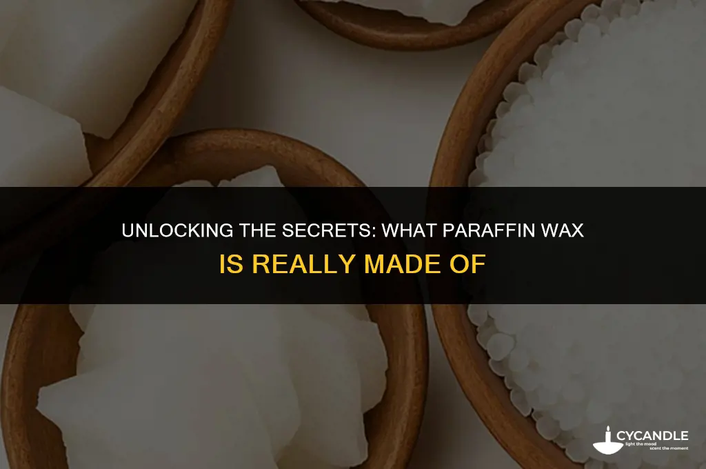what paraffin wax made of