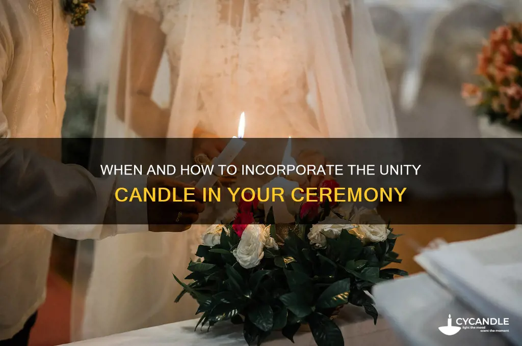 what part of ceremony do you do unity candle