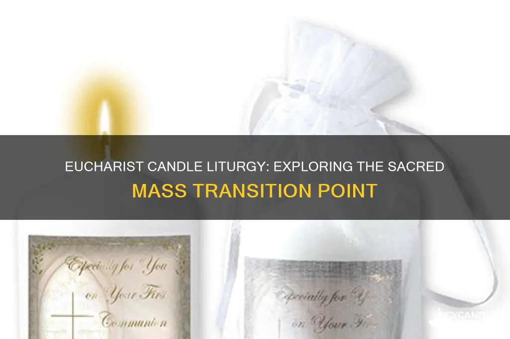 what point in mass is the eucharist candle liturgy