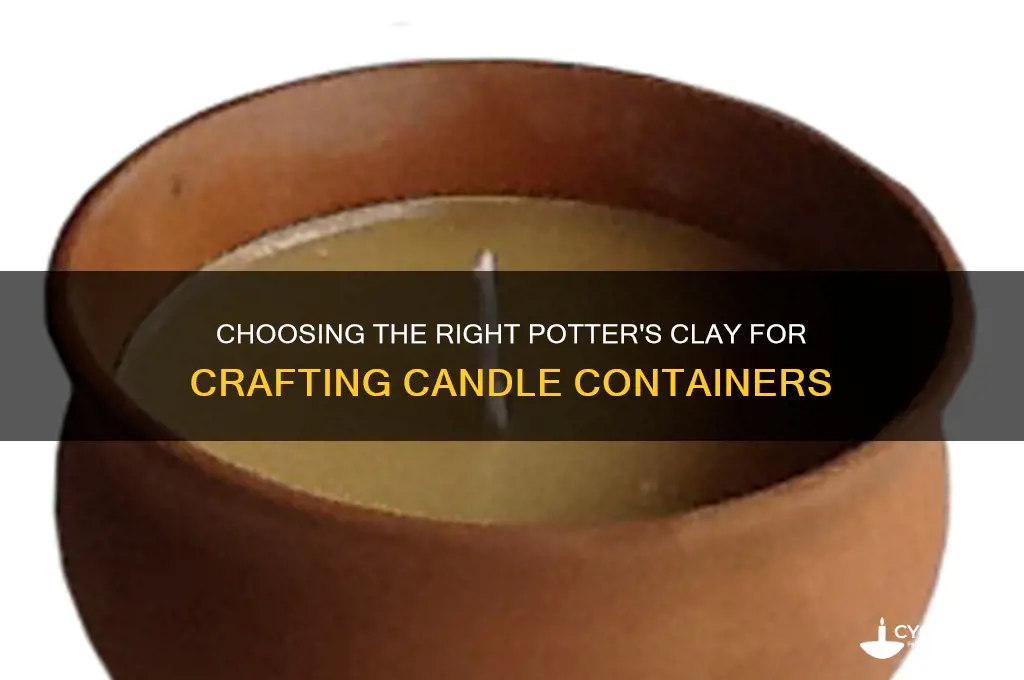 what potters clay to use to make candle containers