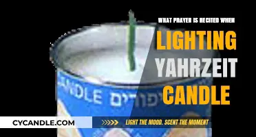 Lighting Yahrzeit Candles: Reciting the Traditional Jewish Memorial Prayer
