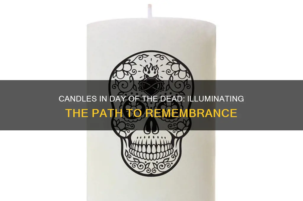 what purpose do the candles have day of the dead