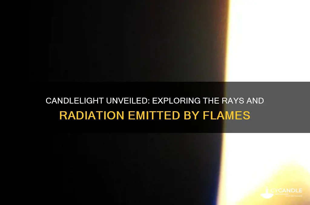 what rays does a candle have