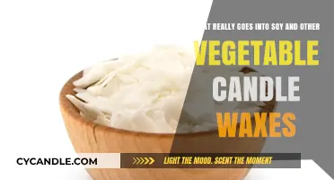 Soy and Vegetable Wax Candles: Ingredients, Benefits, and Production Insights