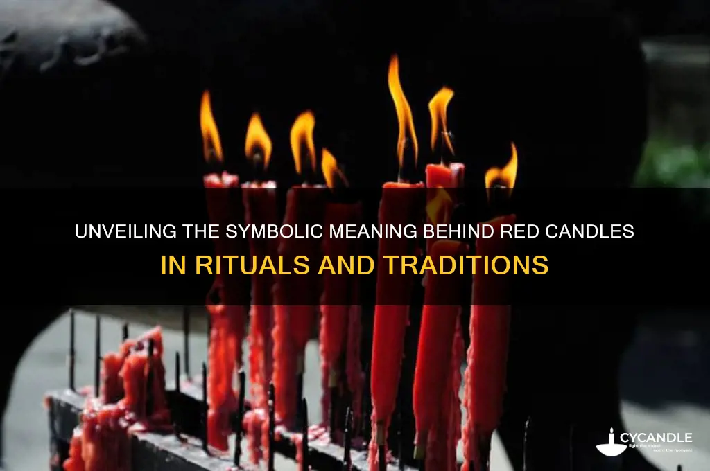 what red candle stand for