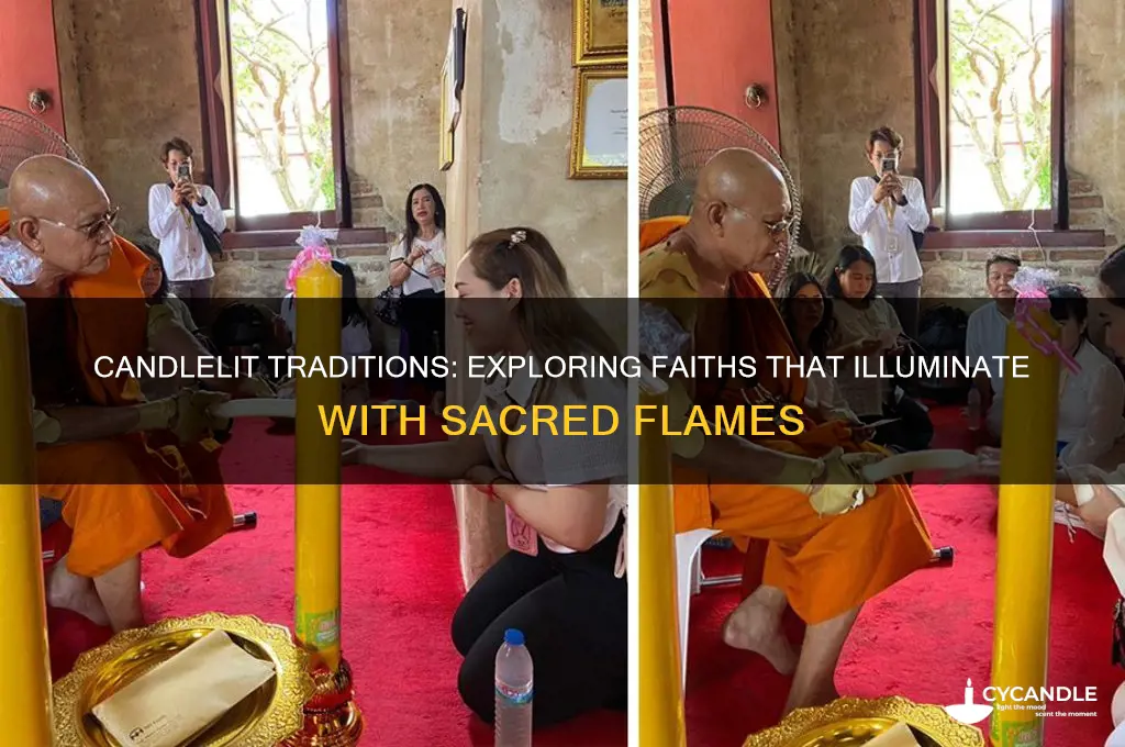 what religion lights candles