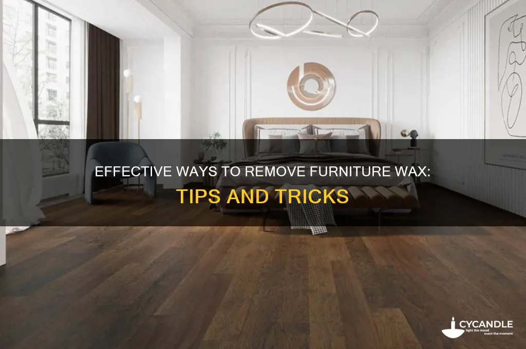 what removes furniture wax