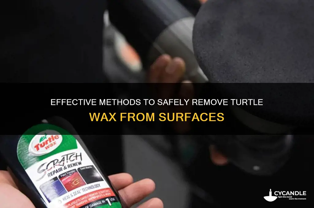 what removes turtle wax