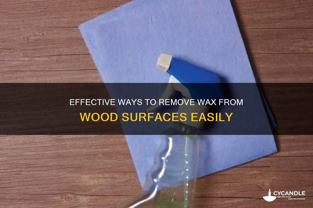 what removes wax from wood