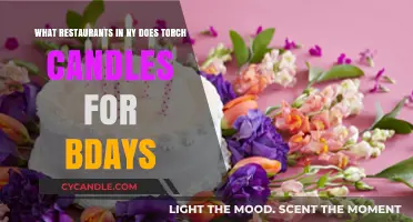 NY Restaurants with Torch Candles for Birthday Celebrations