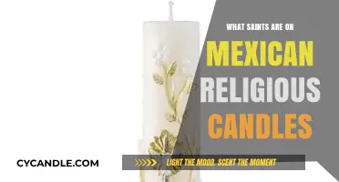 Mexican Religious Candles: Saints Illuminating Faith and Tradition