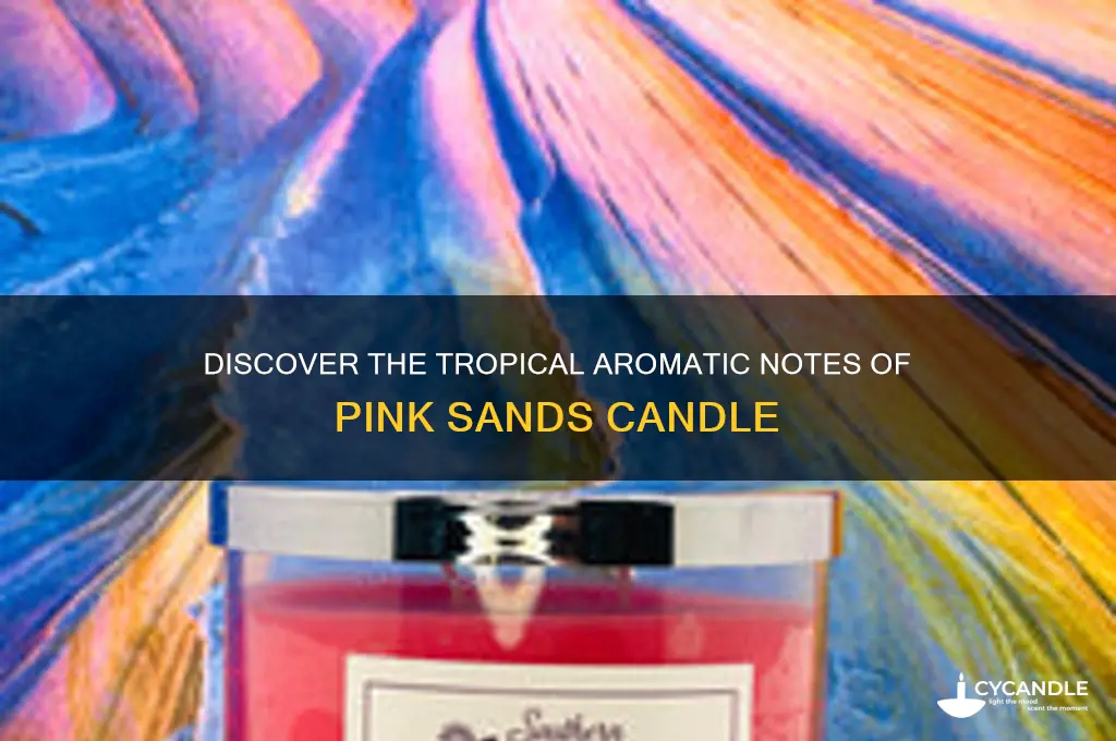 what scent is pink sands candle