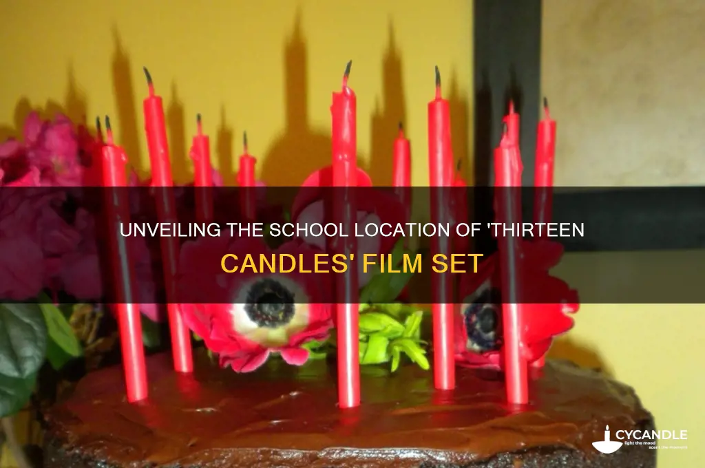 what school was thirteen candles filmed at