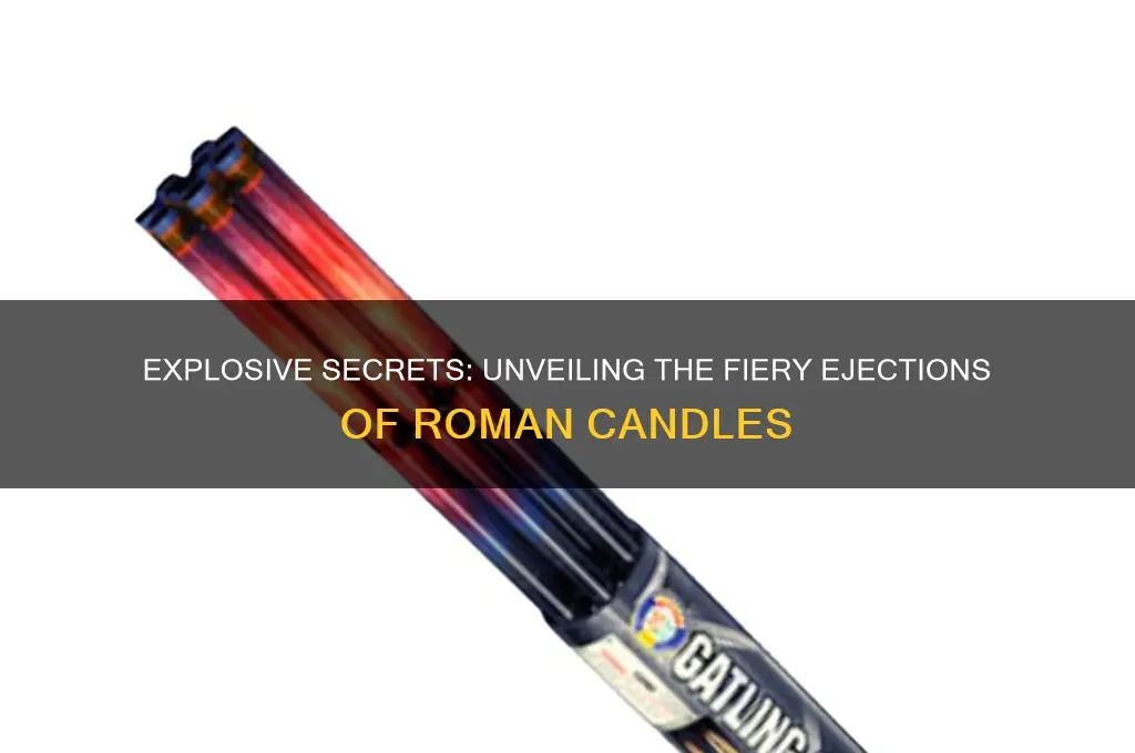what shoots out of a roman candle