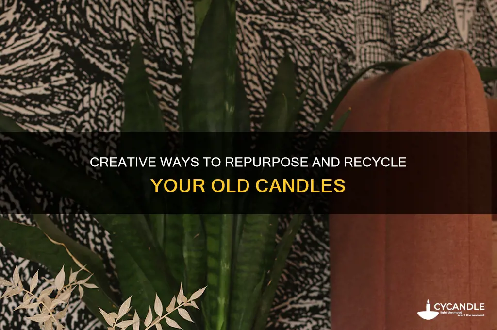 what should i do with old candles