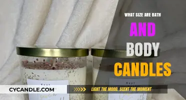 Discover the Perfect Size for Bath and Body Candles