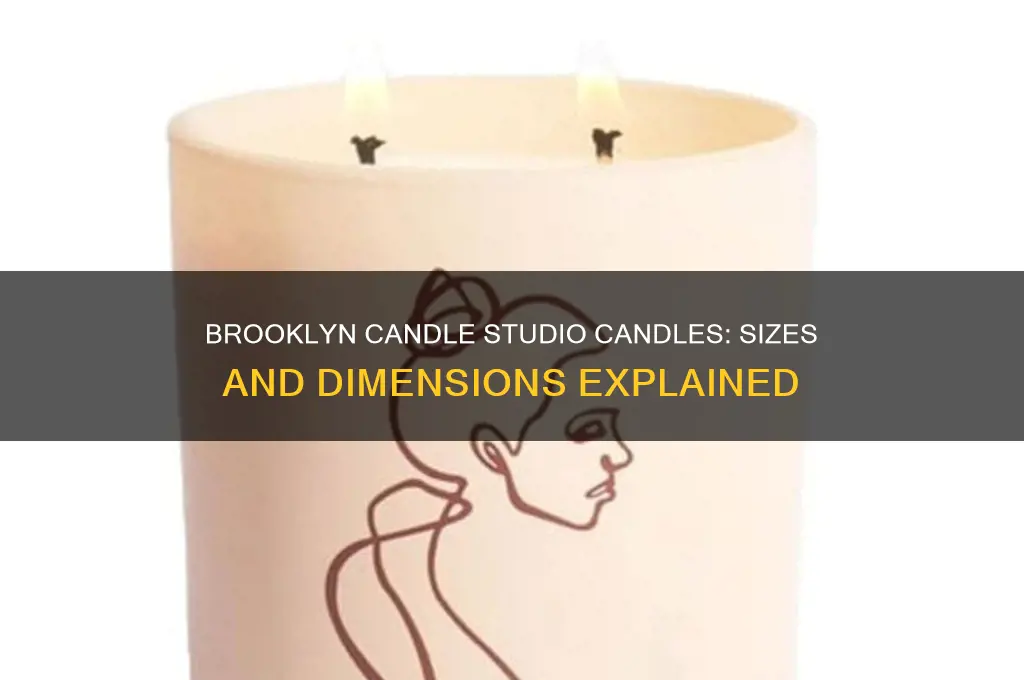 what size are brooklyn candle studio candles