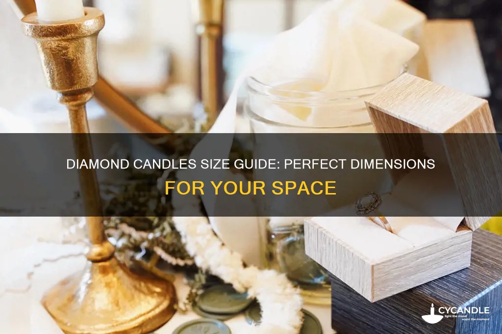 what size are diamond candles