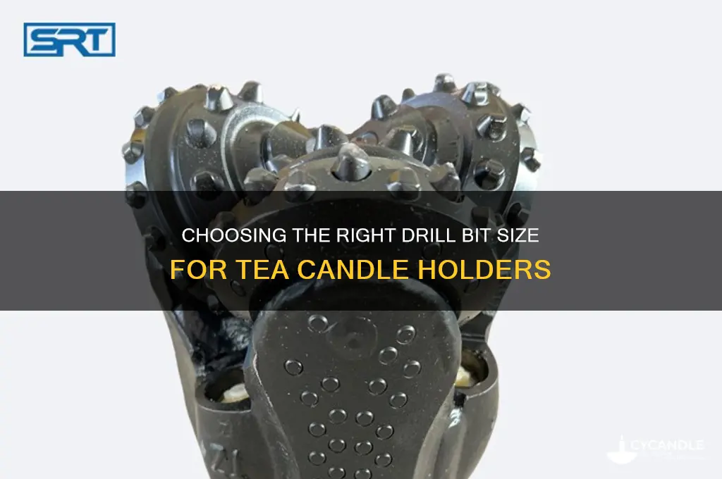 what size bit for tea candle holders